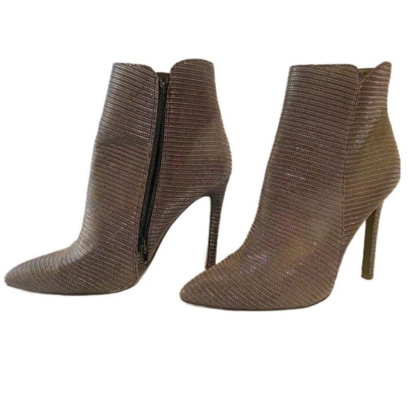 Call it Spring Metallic Stiletto Booties - 7 - Picture 1 of 9